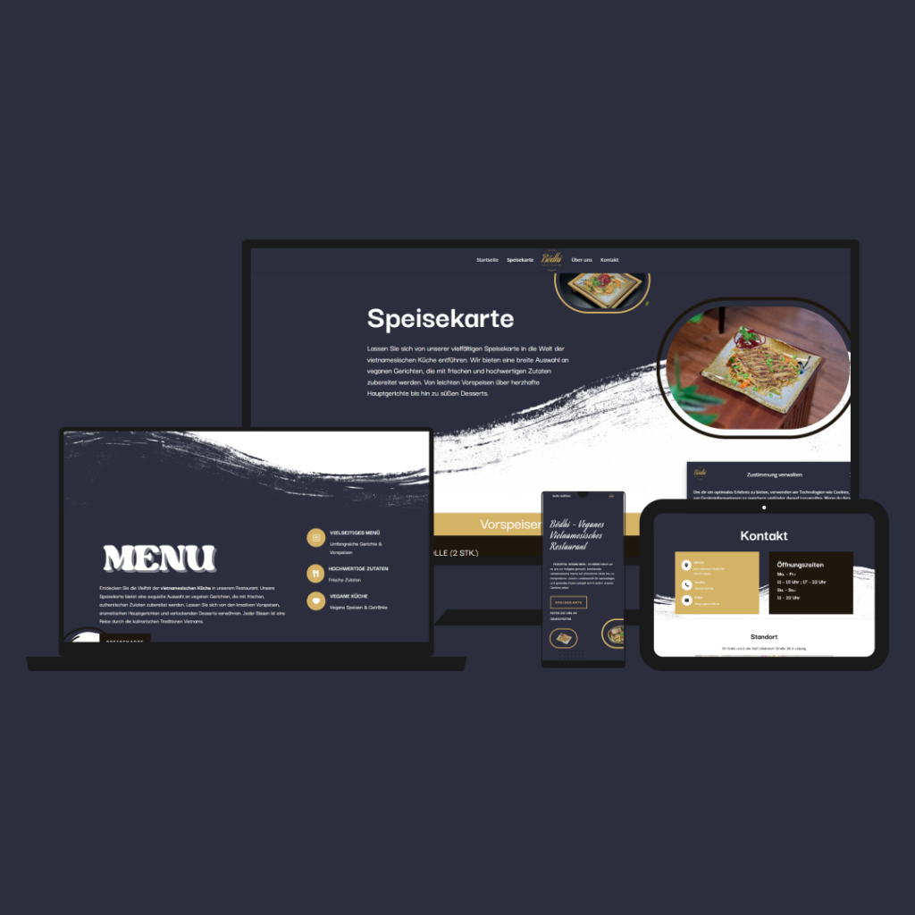 Referenzen 17 Vietnamesisches Restaurant Webdesign Restaurant Vietnam
